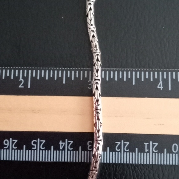 .925 STERLING SILVER BOROBUDUR NECKLACE - Picture 7 of 7